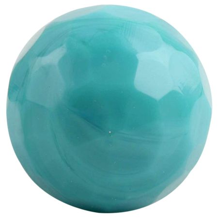 Round Sea Blue Glass Wine Stopper